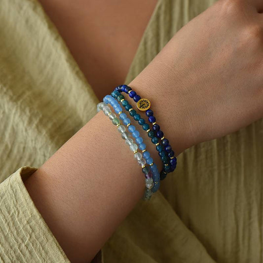 Intuition & Wisdom Crystal Bracelet Stack