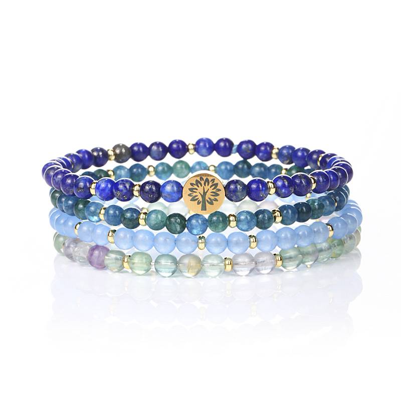 Intuition & Wisdom Crystal Bracelet Stack