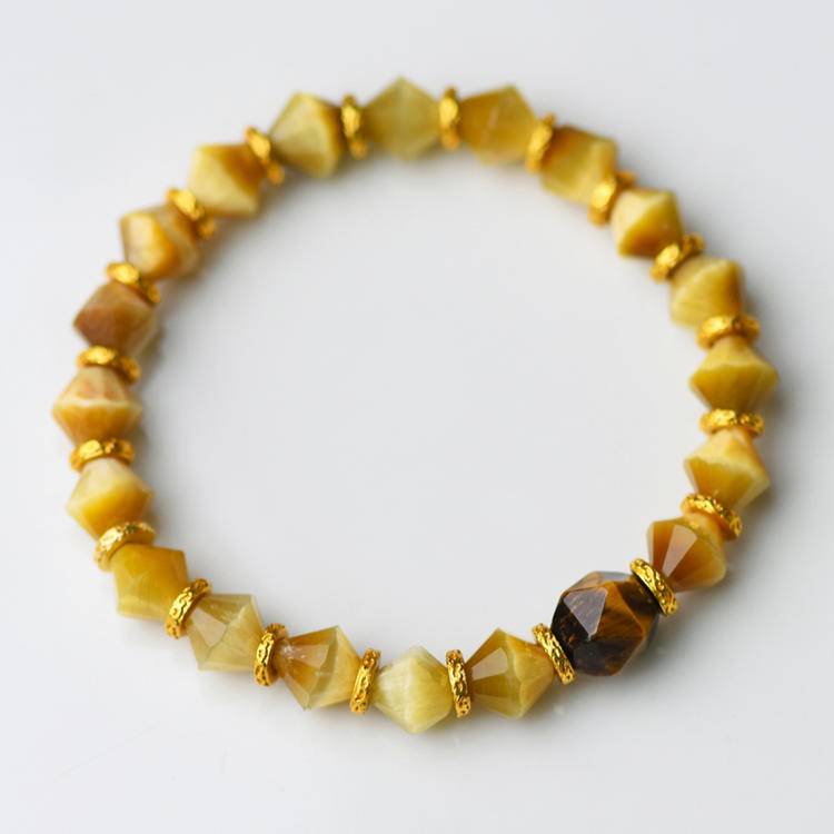 Tiger Eye Faceted Bracelet