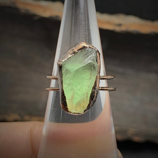 Raw Fluorite Adjustable Ring