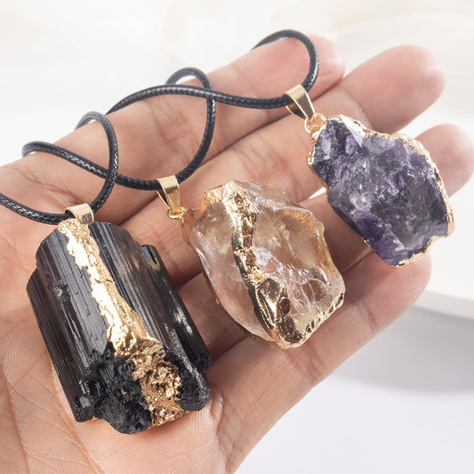 Raw Crystal Necklace Collection - Essential Form