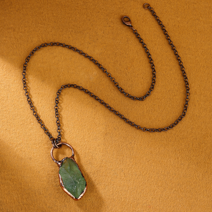 Raw Fluorite Necklace