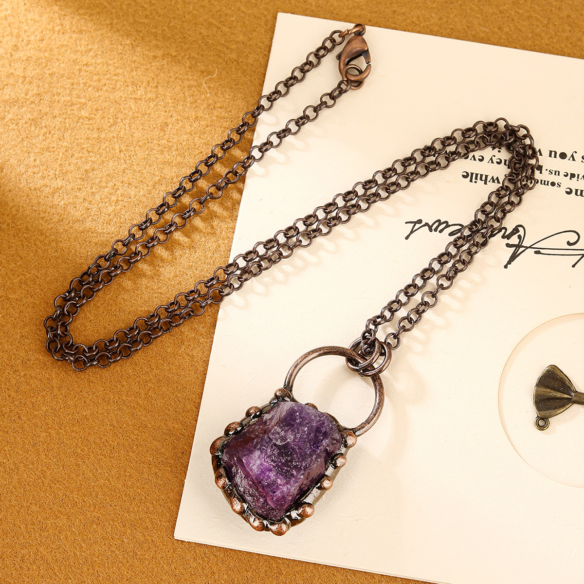 Raw Amethyst Necklace
