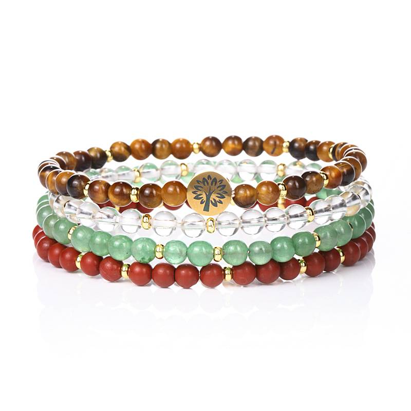 Success & Fulfillment Crystal Bracelet Stack