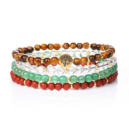 Success & Fulfillment Crystal Bracelet Stack