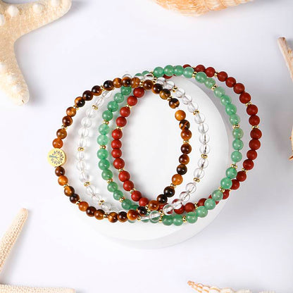 Success & Fulfillment Crystal Bracelet Stack