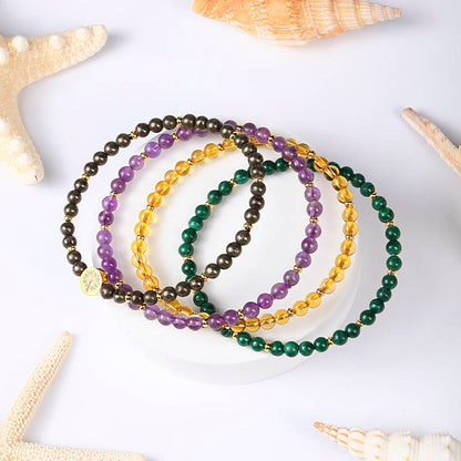 Abundance & Prosperity Crystal Bracelet Stack