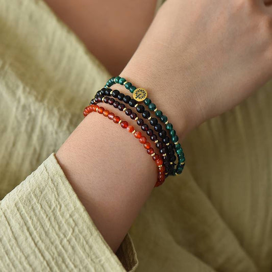 Stability & Protection Crystal Bracelet Stack