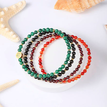 Stability & Protection Crystal Bracelet Stack