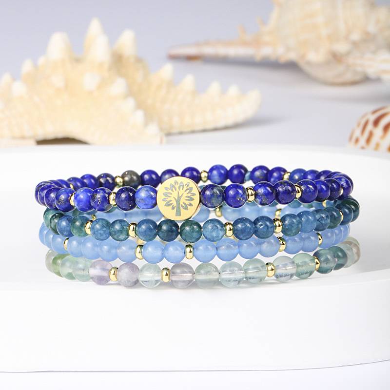 Intuition & Wisdom Crystal Bracelet Stack