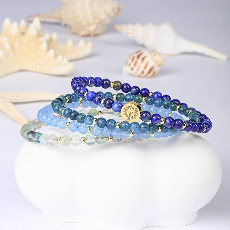 Intuition & Wisdom Crystal Bracelet Stack