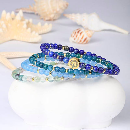 Intuition & Wisdom Crystal Bracelet Stack