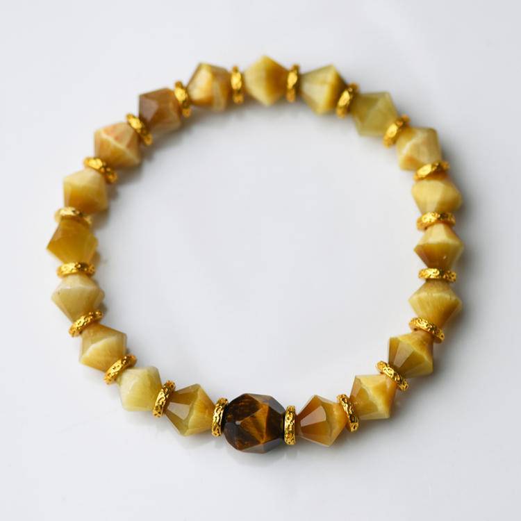 Tiger Eye Faceted Bracelet