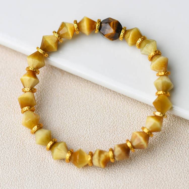 Tiger Eye Faceted Bracelet