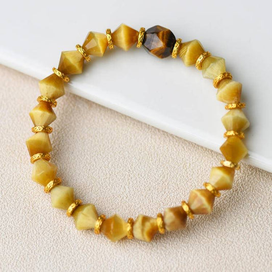 Tiger Eye Faceted Bracelet