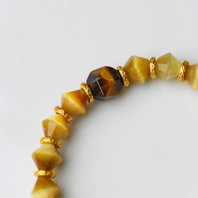 Tiger Eye Faceted Bracelet