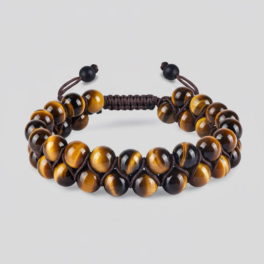 Tiger Eye Braided Bracelet