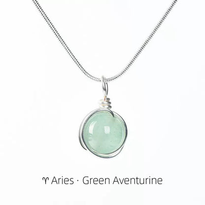 Zodiac Crystal Necklace Collection