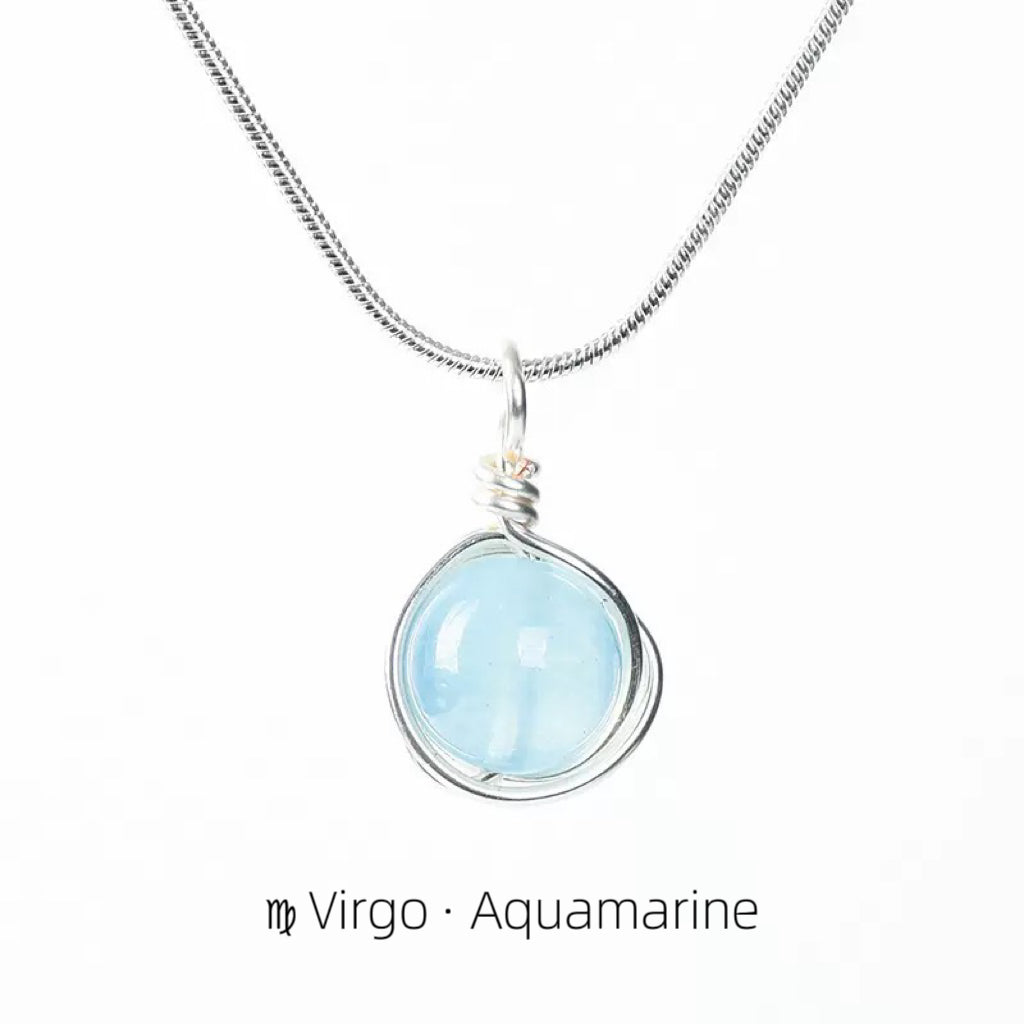 Zodiac Crystal Necklace Collection