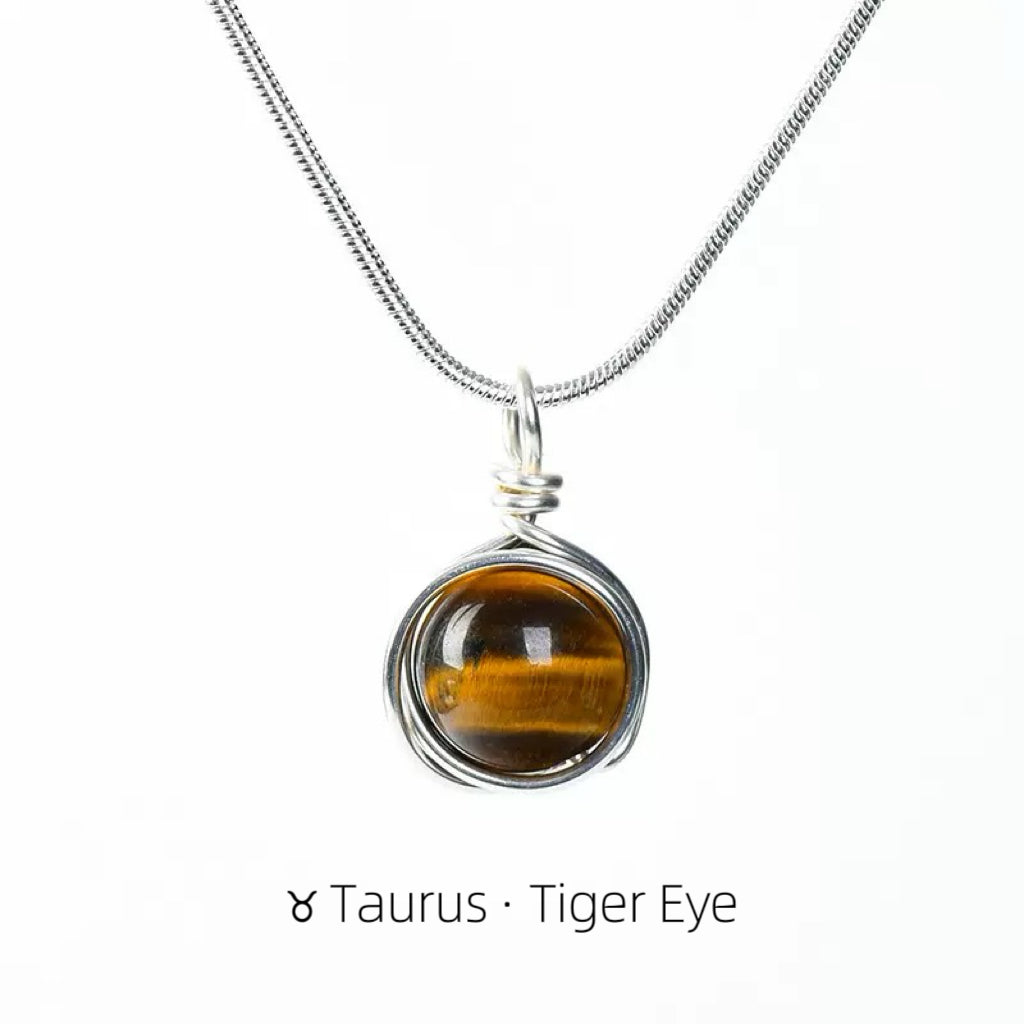 Zodiac Crystal Necklace Collection