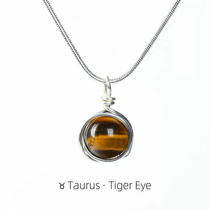 Zodiac Crystal Necklace Collection