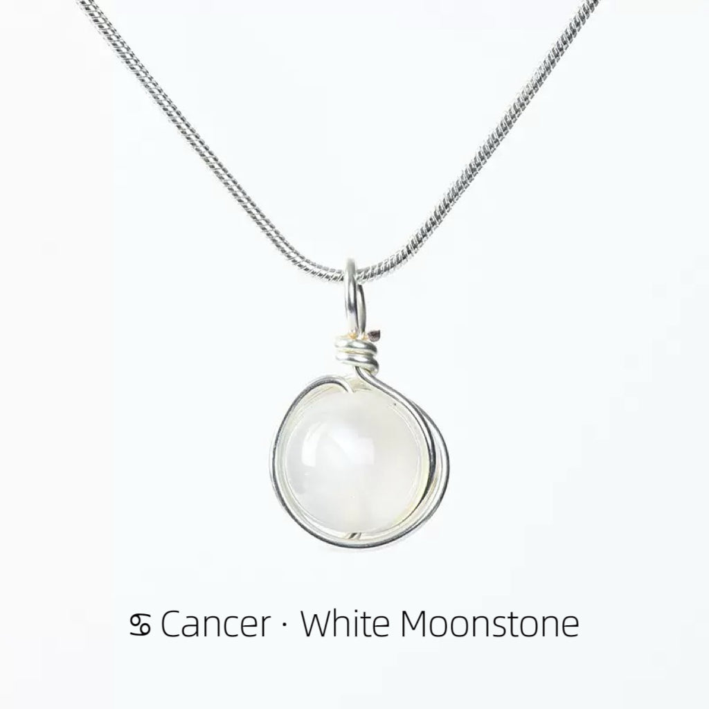 Zodiac Crystal Necklace Collection