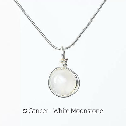 Zodiac Crystal Necklace Collection
