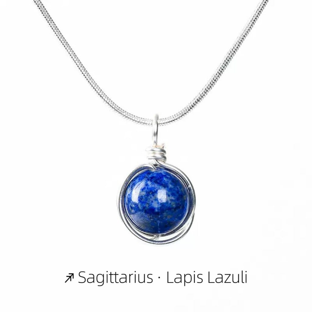 Zodiac Crystal Necklace Collection