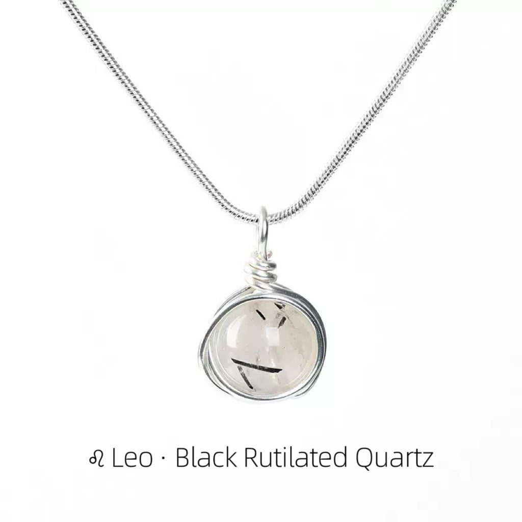 Zodiac Crystal Necklace Collection