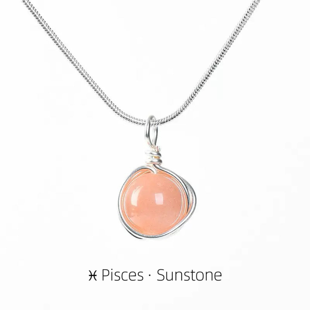 Zodiac Crystal Necklace Collection