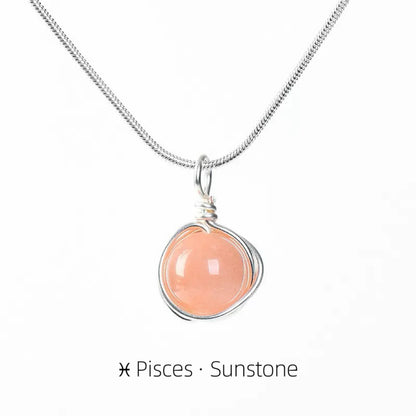 Zodiac Crystal Necklace Collection