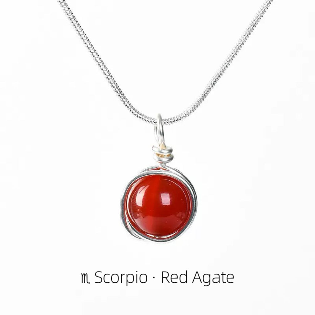 Zodiac Crystal Necklace Collection