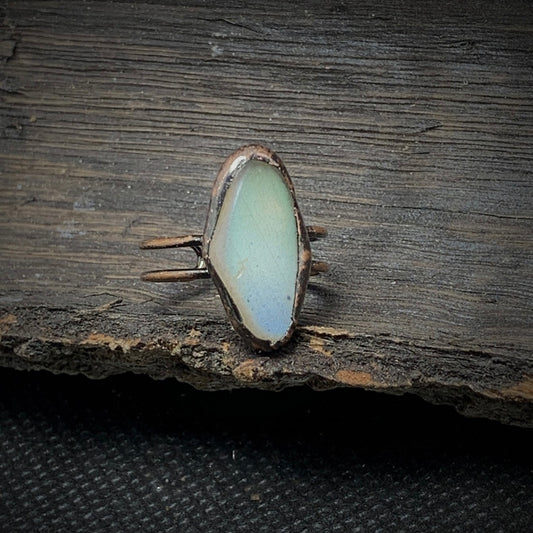 Raw Moonstone Adjustable Ring