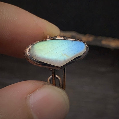 Raw Moonstone Adjustable Ring