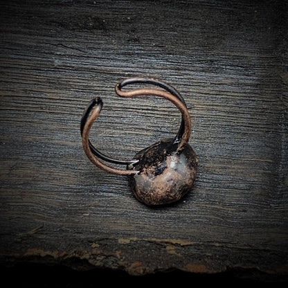 Raw Blue Kyanite Adjustable Ring