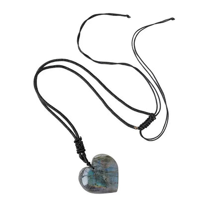 Labradorite Heart Necklace