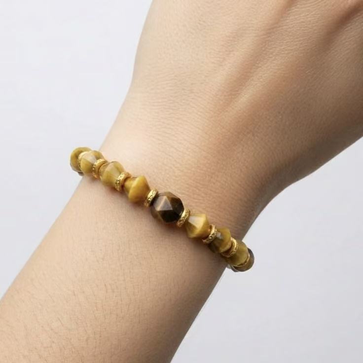 Tiger Eye Faceted Bracelet