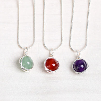 Zodiac Crystal Necklace Collection