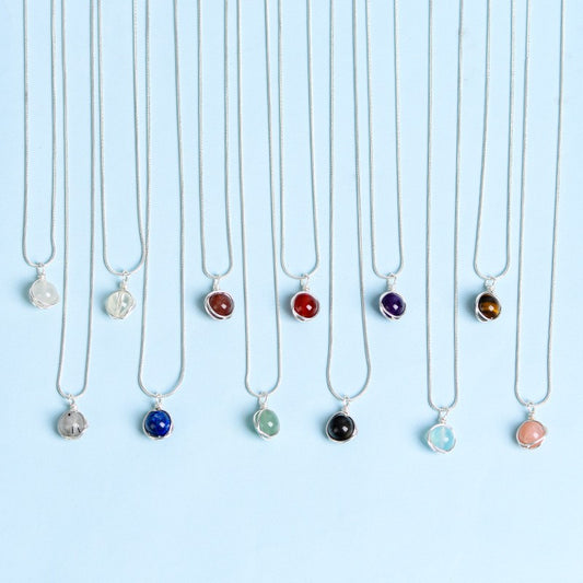 Zodiac Crystal Necklace Collection