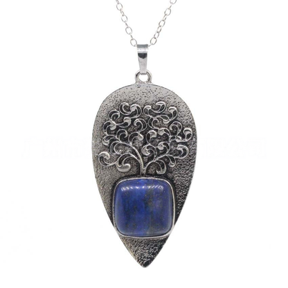 Lapis Lazuli Tree of Life Necklace