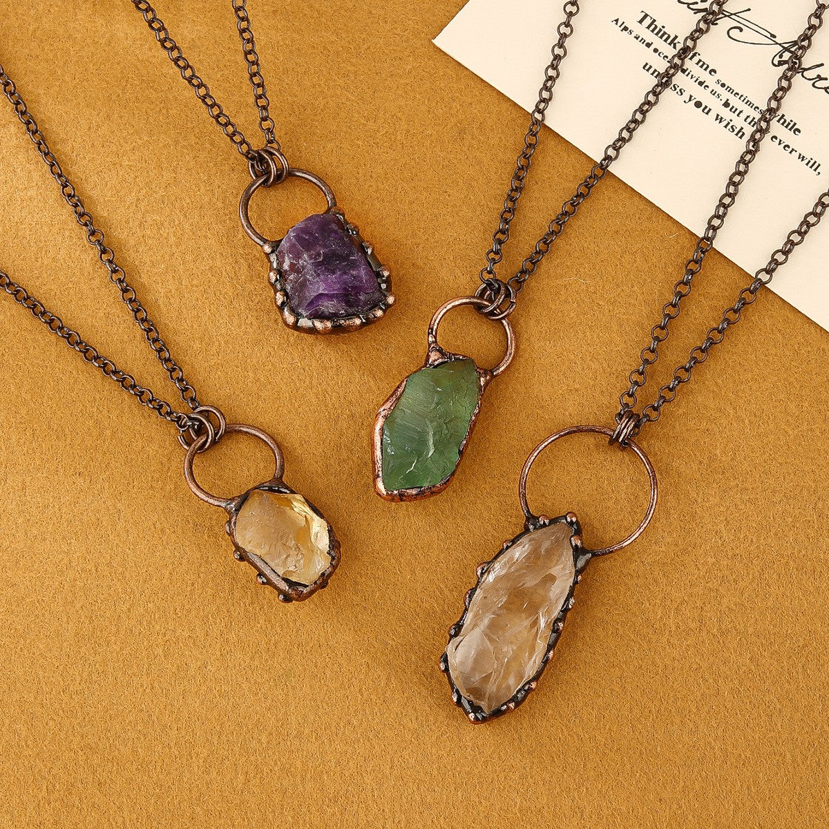 Raw Amethyst Necklace