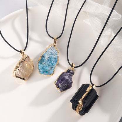 Raw Crystal Necklace Collection - Essential Form