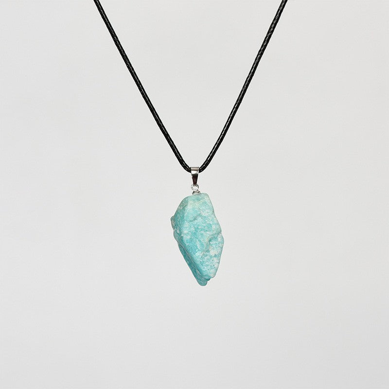 Raw Crystal Necklace Collection - Minimal Essence
