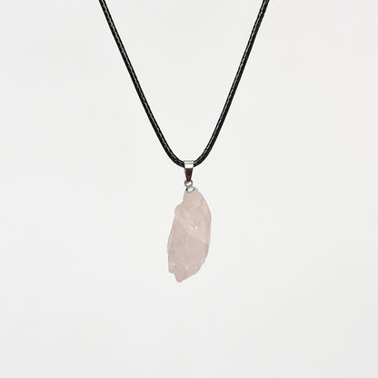 Raw Crystal Necklace Collection - Minimal Essence