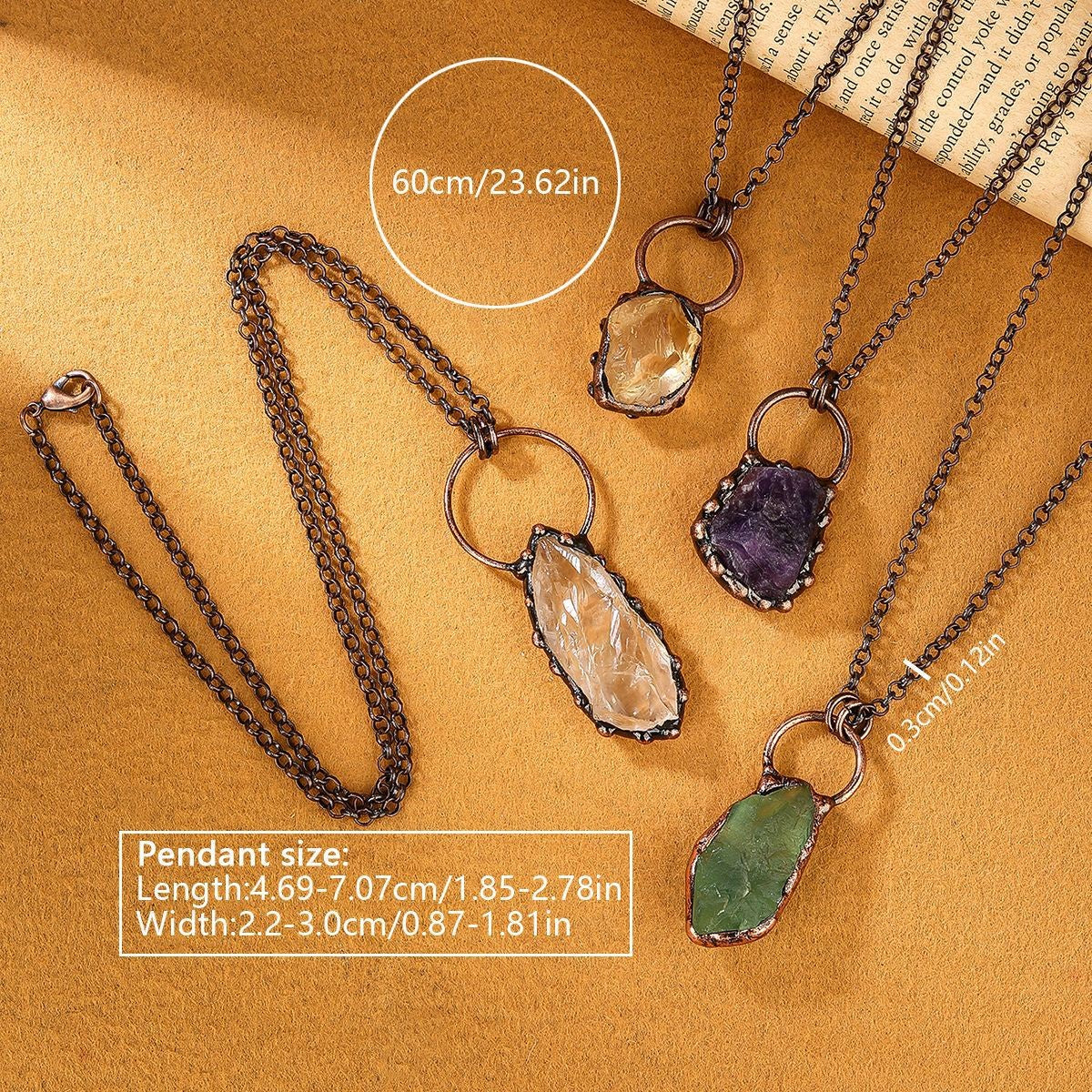 Raw Amethyst Necklace