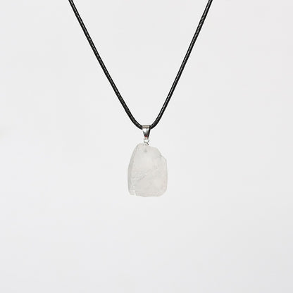 Raw Crystal Necklace Collection - Minimal Essence