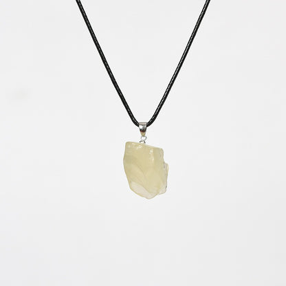 Raw Crystal Necklace Collection - Minimal Essence